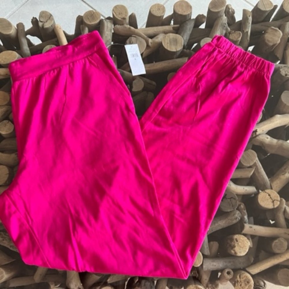 GAP Bright Beet Purple Cotton Modal Jogger Pants